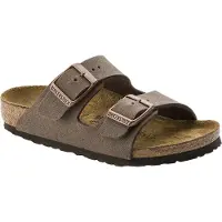 Birkenstock Kids' Arizona Birko-Flor Narrow Mocha Nubuck Sandaalit 33
