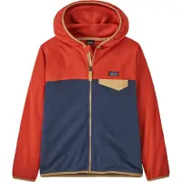 Patagonia Kids' Micro D Snap-T Jacket New Navy W/Madder Red Välikerrospuserot XL