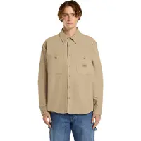 Dickies Men's Canvas Shirt Desert Sand Pitkähihaiset kauluspaidat M
