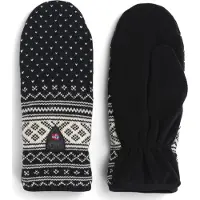 Dale of Norway Valløy Polar Mittens Black/Offwhite Arkihanskat S