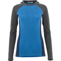 Aclima Women's WarmWool Hoodsweater V2 Marengo/Corsair/Navy Blazer Kerrasto yläosat XL
