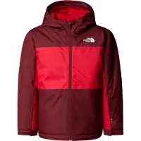 The North Face Boys' Freedom Insulated Jacket Sumac/TNFRed Laskettelutakit vuorettomat XS