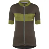 Super.natural Women's Grava Jersey (2021) Wren/Avocado Lyhythihaiset treenitopit XS