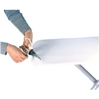 Leifheit 071708 ironing board cover Stainless steel, White (071708)