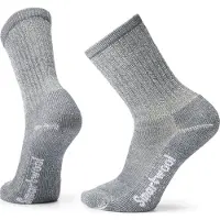 Smartwool Unisex Hike Classic Light Cushion Crew Socks Light Gray 34-37