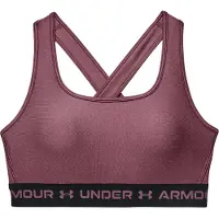 Under Armour Women's UA Crossback Mid Bra Ash Plum XS