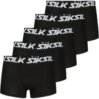 SikSilk Bokserishortsit musta / valkoinen