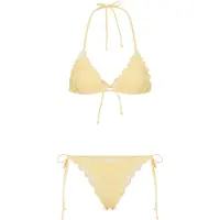 LASCANA Bikini vaaleankeltainen / valkoinen