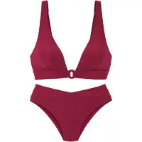 LASCANA Bikini burgundin punainen