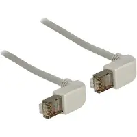 DeLOCK – Network cable RJ45 Cat.5e SF/UTP upwards / upwards angled 0.5 m (83510)