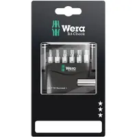Wera 25-os. Ruuvauskärkisarja Bit-Check 7 Standard; T10-T40; 6 kpl.