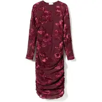 Noella Lavinia L/S Dress - Burgundy - XXL