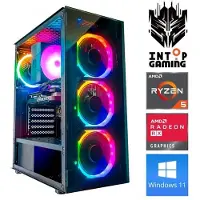 INTOP Tietokone Ryzen 5 5600X 16 ГБ 1 ТБ SSD M.2 NVME RX580 8 ГБ WIN11