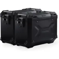 SW-Motech TRAX ADV alumiinikotelojärjestelmä – Musta. 45/45 l. Kawasaki KLE500/KLE500 SE (26-).