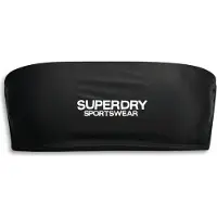 Superdry for woman. W3010388A Bandeau bikini top with logo black (XL), Beachwear, Recycled Polister, Sustainable