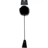 Fetish Fantasy Feather Crop Black