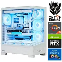 INTOP Tietokone AQUA Ryzen 5 9600X 64GB DDR5 1TB SSD M.2 NVME RTX5070 12GB no-OS