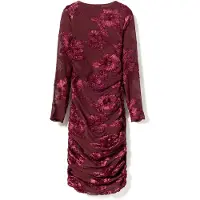 Noella Lavinia L/S Dress - Burgundy - XL