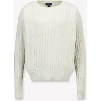 Ralph Lauren for girl. 312901316011 Beige cotton jersey in ecru knitted cotton jersey (6años= 117/123cm), Casual, children's fashion