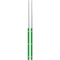 Sabre Bistrot Solid Syömäpuikot 2 Kpl:n Pakkaus - Syömäpuikkoja Ruostumaton Teräs Garden Green - 2346-098-0245
