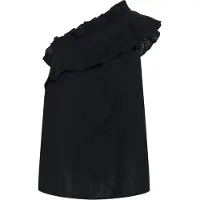 Culture Cupuf Elina One Shoulder Top - Black - XXL