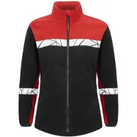 Projob 7301 Fleece Jacket Women 7301 Fleece Jacket Women 9910-Viz Black/Red 3XL