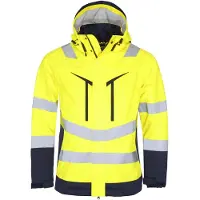 Projob 6455 Shell Jacket En Iso 20471 Class 3 Yellow/Navy S