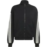 Adidas Urheilullinen collegetakki 'KIT 3-Stripes Track' musta / valkoinen