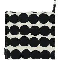 Marimekko Räsymatto Pannulappu - Black - 15X21CM