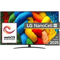 LG NANO81A3A 65" 4K NanoCell webOS TV, 60 Hz, HDR10