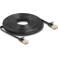 DeLOCK 80350, 10 m, Cat7, U/FTP (STP), RJ-45, RJ-45, Musta