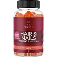 VitaYummy Hår & Naglar Persika 60 Gummies