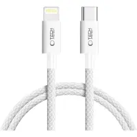Tech-Protect Ultraboost Lite Lightning-kaapeli USB-C Lightningiin 27W 1m - Cool Grey