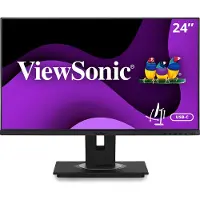 Viewsonic VG Series VG2456, 60,5 cm (23.8"), 1920 x 1080 pikseliä, Full HD, LED, 5 ms, musta