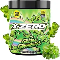 X-Gamer X-Zero Green Gummy Bears - 100 Annosta