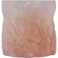Magnor - Bark Kynttilälyhty 12 cm Vaaleanpunainen