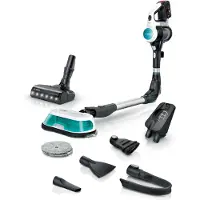 Bosch BCS71HYG4, Sauvaimuri, Pussiton, musta, Valkoinen, 0,3 L, Kuiva ja märkä, HEPA