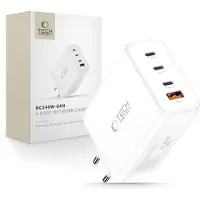 Tech-Protect NC240W-GaN 4-Ports 240W AC Charger - White