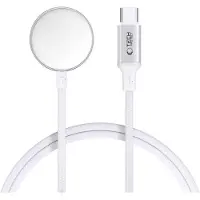 Tech-Protect MC02 UltraBoost magneettinen laturi USB-C 1 m Apple Watch - Valkoinen