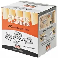 Hobby Hall Simpson kiinnitysklipsit panelointiin 4mm 250 kpl.