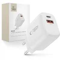 Tech-Protect NCA30 PD 30W QC3.0 USB-A / USB-C- wall charger - white
