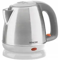 Super Merchant SWK10A31SS mini vedenkeitin, 1,0 l, 2200 W, hopeinen