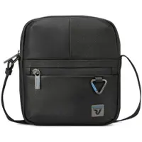 Roncato Trial Crossbody-laukku Nahka 24 cm Musta