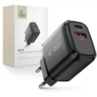 Tech-Protect NCA20 PD 20W / QC3.0 USB-A / USB-C- black