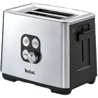Tefal Leivänpa toasteri - - TT420D30 - 900 W - 2 viipaletta - Ruostumaton teräs