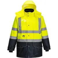 Portwest S426 Hi-Vis 7-in-1 kaksiväri Traffic-työtakki