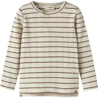 Lil´ Atelier Nmmkaby Ls Slim Top Lil - Cream - 98