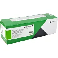 Lexmark c3220k0 black return program print cartridge