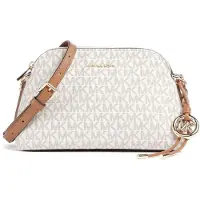 Michael Kors Olkalaukku 'DOME' beige / vaaleabeige / konjakki
