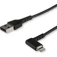 StarTech.com Angled Lightning to USB Cable (RUSBLTMM1MBR)